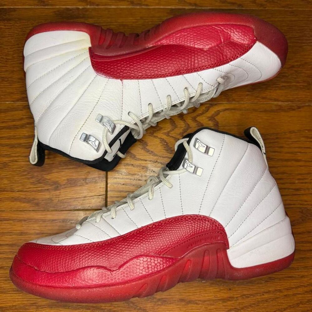 Jordan Women's White and Red Trainers